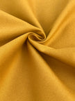 Tissu en coton épais adouci jaune moutarde par cour 400/m2 - Rembourrage de style français - Tissus d'ameublement naturels. %100 Coton - 150 cm de largeur. Gabardine de coton.