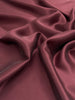 Bourgogne Rouge / Vin Rouge Stoned Silk Satin Pure Silk, Soie par cour, Mousseline de soie, Soie de mûrier, Yardage de soie, Soie lourde, Tissu de soie de luxe. 27 mm/ 135 cm de largeur.