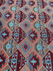 Tissu en coton jacquard épais lourd par cour 400/m2 - Rembourrage à motifs ethniques anatoliens traditionnels - Tissus d'ameublement. %70 Coton %30 Poly - 140 cm de largeur. Tissage de tapis.