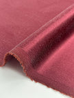 Bourgogne Rouge / Vin Rouge Stoned Silk Satin Pure Silk, Soie par cour, Mousseline de soie, Soie de mûrier, Yardage de soie, Soie lourde, Tissu de soie de luxe. 27 mm/ 135 cm de largeur.