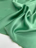 Spearmint Green Satin Pure Silk, Silk By The Yard, Silk Chiffon, Mulberry Silk, Silk Yardage, Heavy Weight Silk, Luxury Silk Fabric. 23 mm/ 135 cm width.