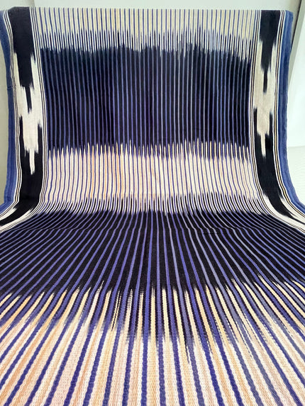 Tissu Indigo, Tissu japonais, Tissu Shibori, Tissu Ikat, Indigo, Ikat, Tissu Sashiko, Tissu Bleu Indigo, Tissu Teint Indigo, Coton.