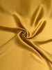 Soie pure satin jaune or, soie par cour, mousseline de soie, soie de mûrier, yardage de soie, soie lourde, tissu de soie de luxe. 14 mm/ 135 cm de largeur.