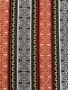 Tissu en coton jacquard épais lourd par cour 400/m2 - Rembourrage à motifs ethniques anatoliens traditionnels - Tissus d'ameublement. %70 Coton %30 Poly - 140 cm de largeur. Tissage de tapis. Options multicolores, jaune bleu, rouge noir.