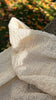 Neutral Stretchy Crinkle Cotton Fabric, Textured Surface,Off White Ivory Cotton Fabric,Light Weight.