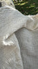 Neutral Stretchy Crinkle Cotton Fabric, Textured Surface,Off White Ivory Cotton Fabric, Light Weight.