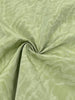 Rembourrage luxueux en soie vert pastel pour tête de lit ottoman, tissus d'intérieur pour textiles de maison : housses d'oreiller, motifs inspirés du kimono, motifs en filigrane.