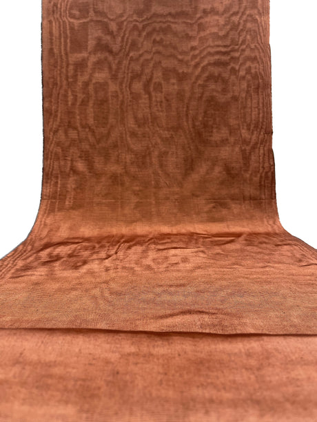 Copper Luxurious Silk Upholstery For Ottoman Headboard, Home Textile Interior Fabrics: Pillow Covers, Kimono-inspired Designs, Watermark Patterns.