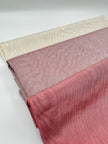 Salmon Pink Silk Fabric, Silk By The Yard. Watermark Design, Shantung Silk, Wide Moiré Silk Fabric, Wide Thick Silk Ribbon, Silk Upholstery Fabric.