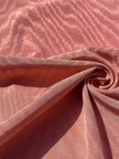 Salmon Pink Silk Fabric, Silk By The Yard. Watermark Design, Shantung Silk, Wide Moiré Silk Fabric, Wide Thick Silk Ribbon, Silk Upholstery Fabric.