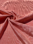 Salmon Pink Silk Fabric, Silk By The Yard. Watermark Design, Shantung Silk, Wide Moiré Silk Fabric, Wide Thick Silk Ribbon, Silk Upholstery Fabric.